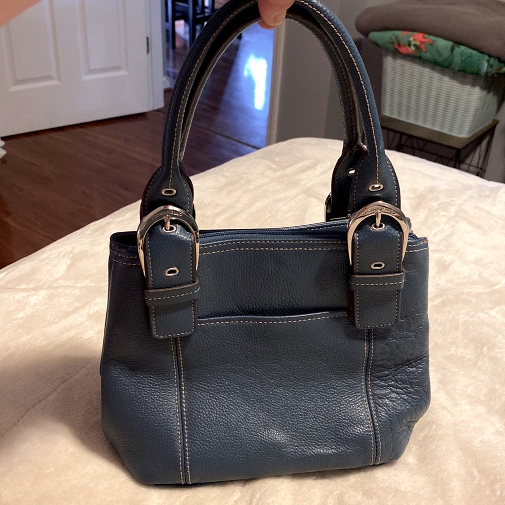 Tignanello Blue Hand Bag